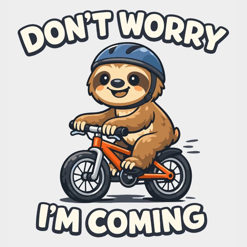 Sloth Bicycle Birthday Gift