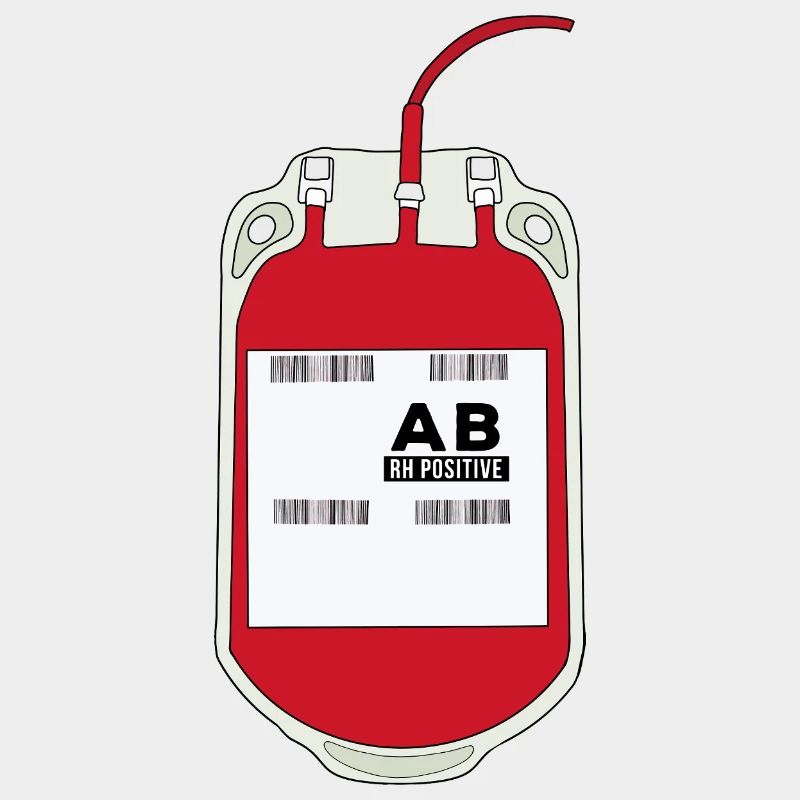 AB Positiver Blutbeutel