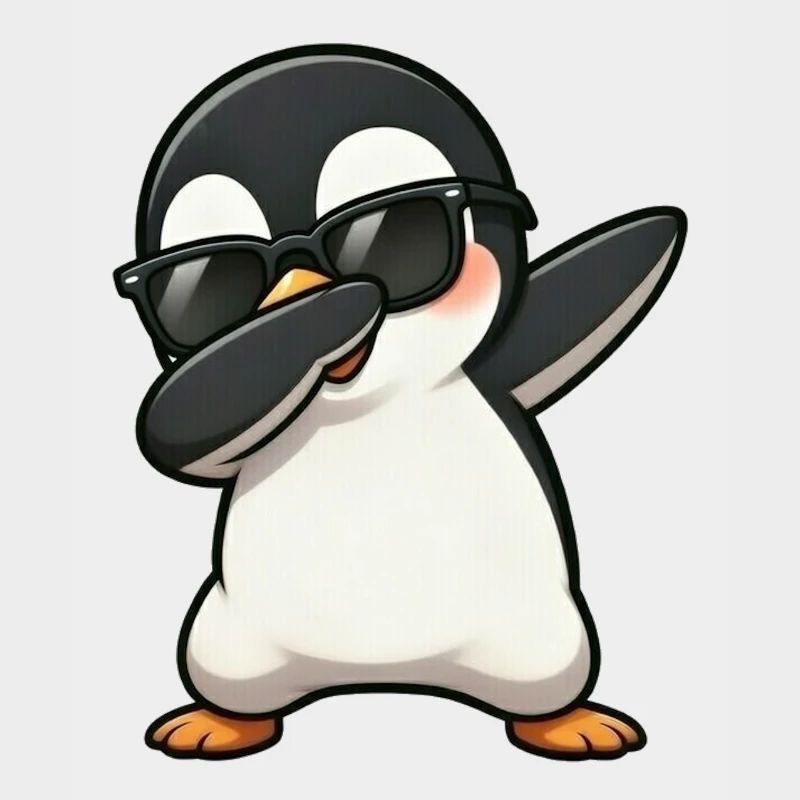 Dabbing Penguin