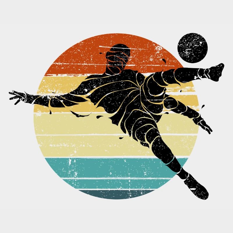 Retro Runner Sunset Circle