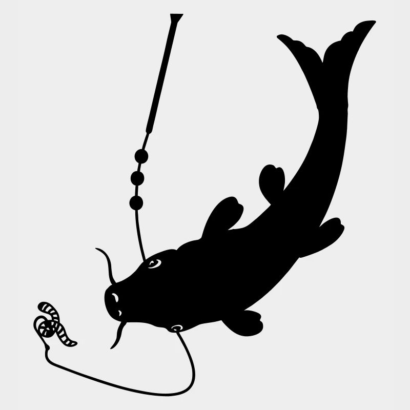 Logo Fish at bait on hameçon