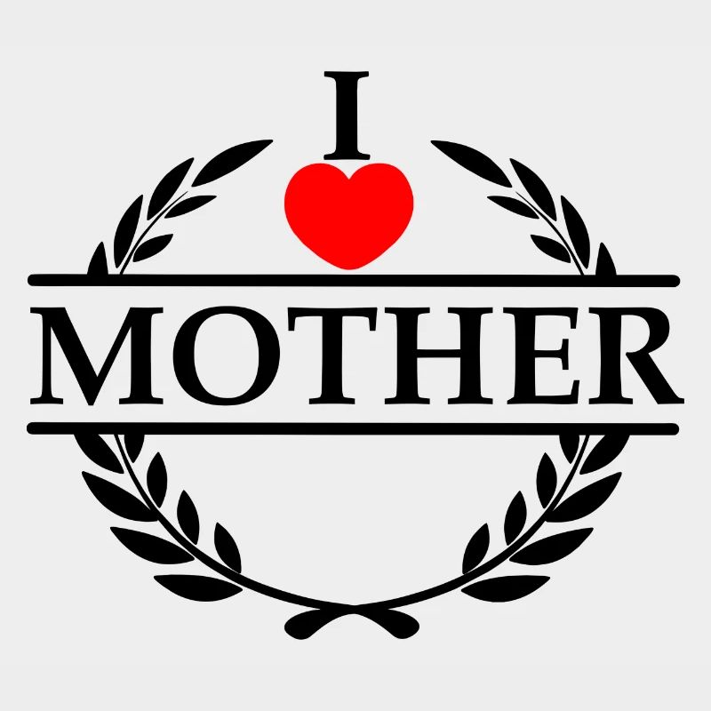 Lorbeerkranz Ich liebe Mutter