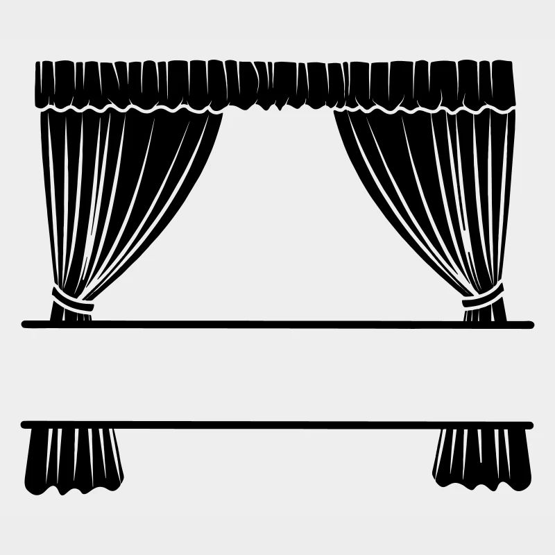 Vorhänge mit Aussparung