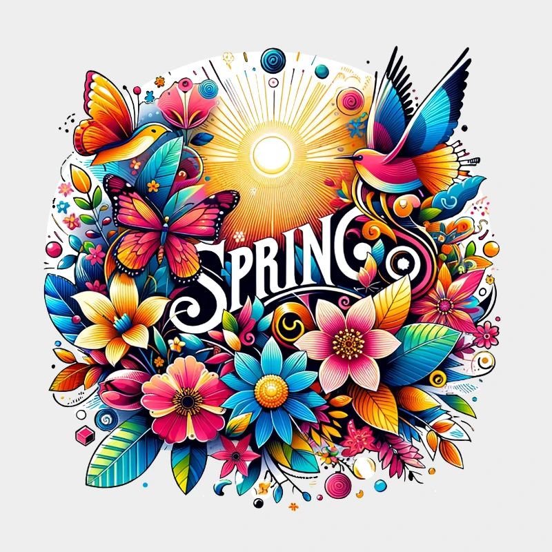 Printemps - Saison, Début du Printemps, Fleurs