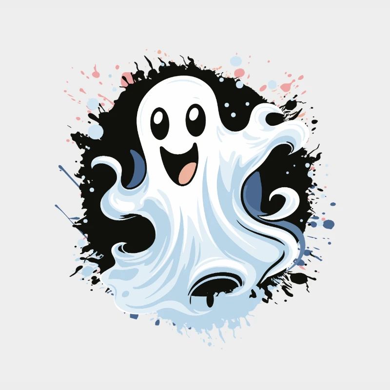 Cheerful Ghost Splash