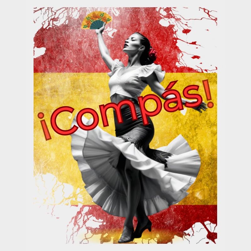 Danseuse de flamenco Compas ! Abanico