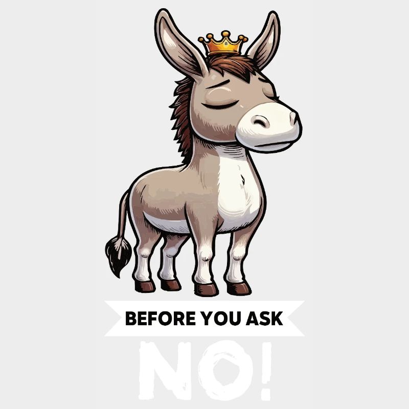 Before You Ask Esel Eselchen Eselhalter Muli Mulis