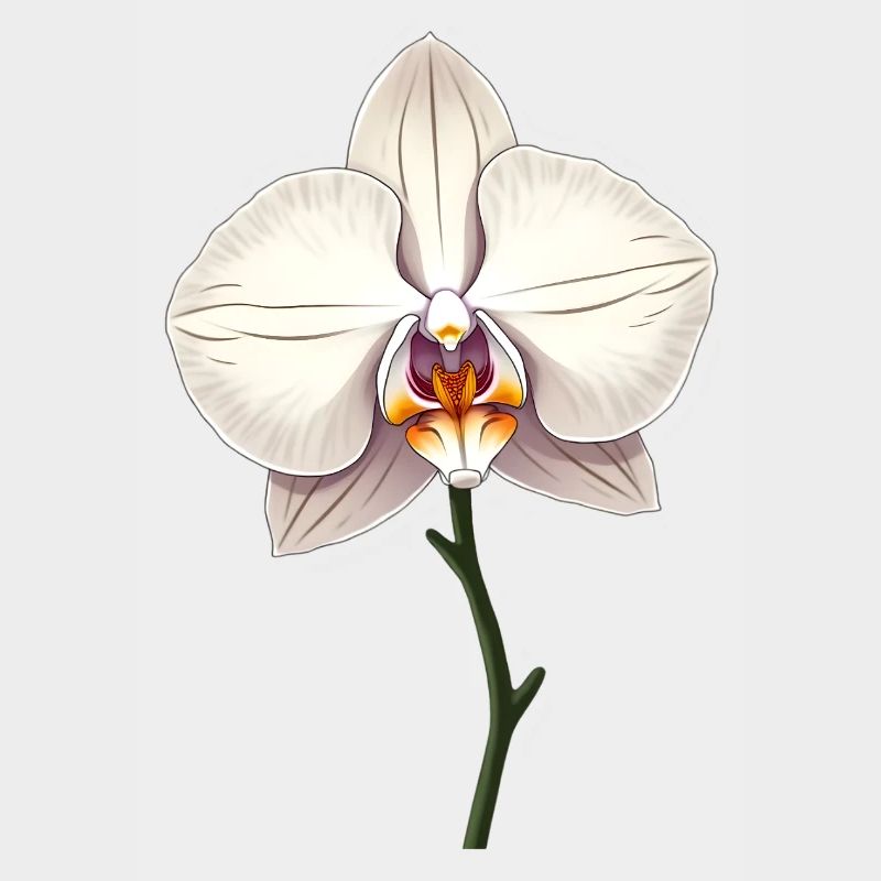 Weisse Orchidee
