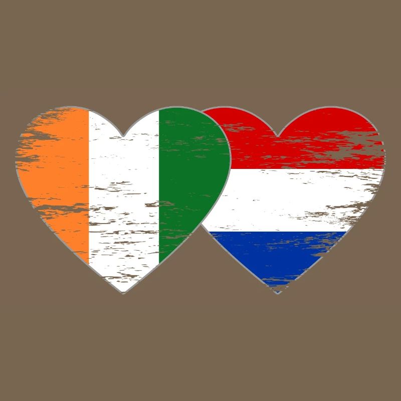 Drapeau de la Côte d’Ivoire Pays-Bas utilisé