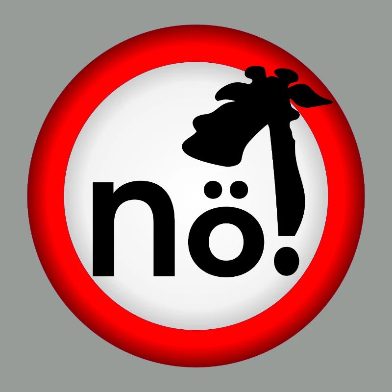 Interdiction : Pas de girafe