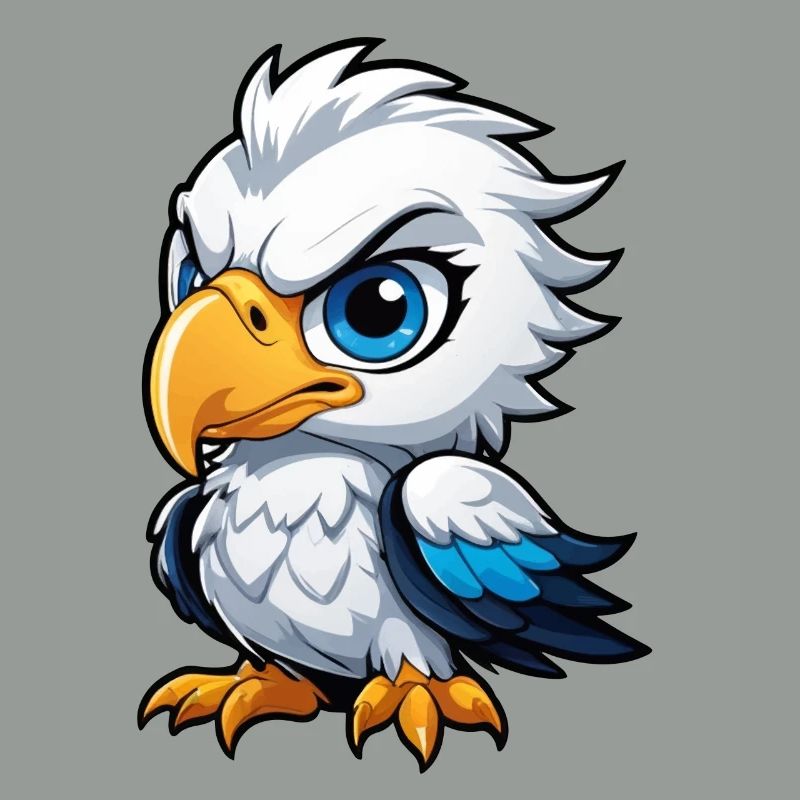Poussin aigle effronté