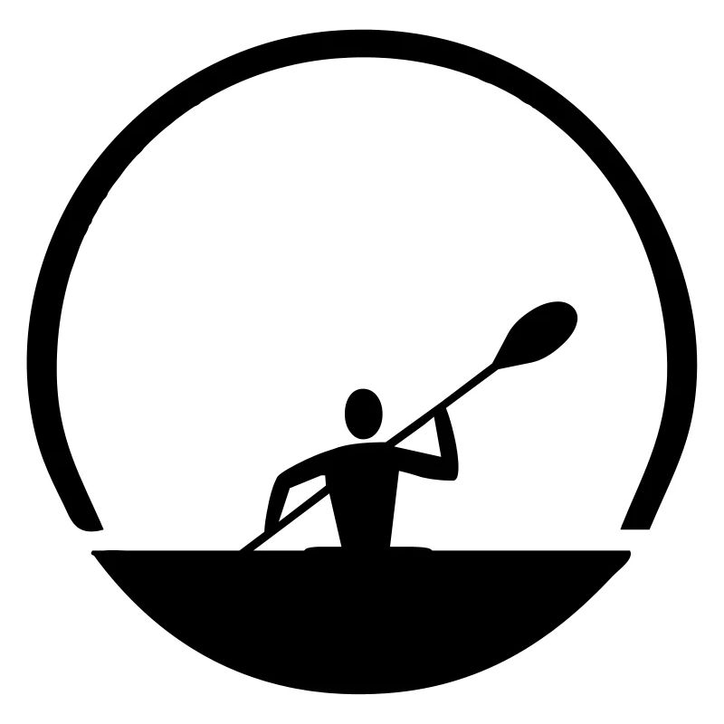 Emblème de canoë
