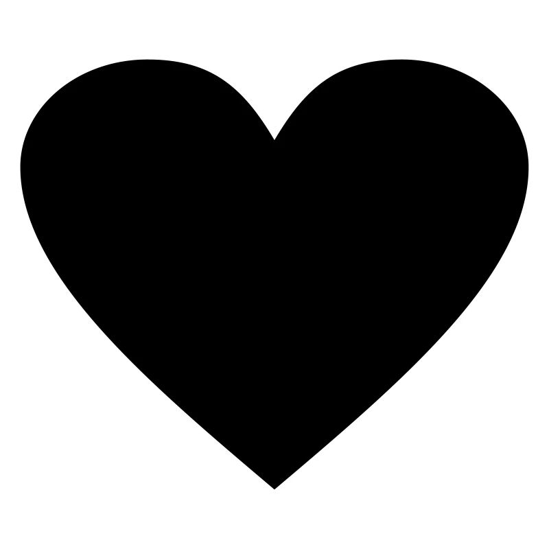 Schwarzes Herz Awesomeelement