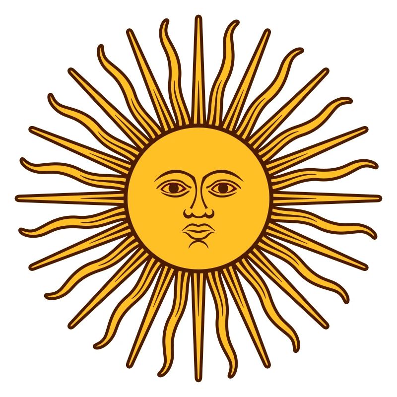 flammende sonne