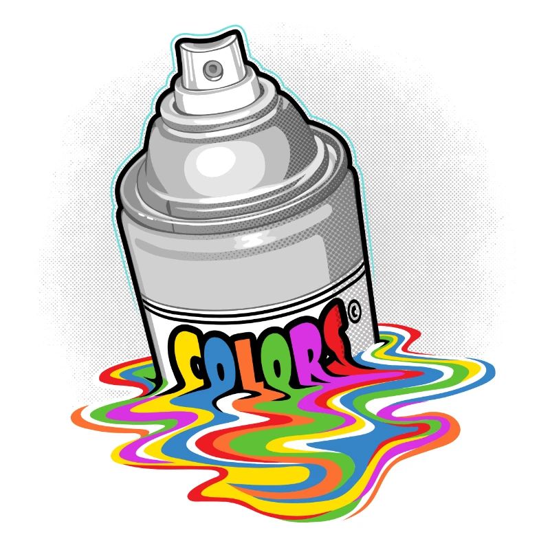 Fonte de peinture de jet