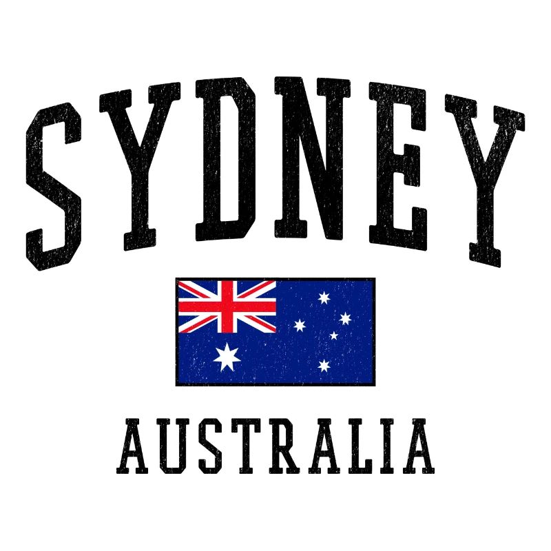 Sydney Australie Drapeau Conception des villes