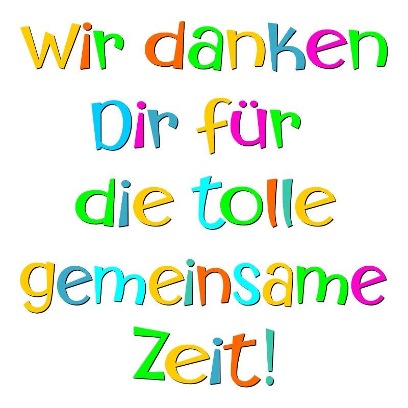 Abschiedsgeschenke Team - Gemeinsame Zeit Danke