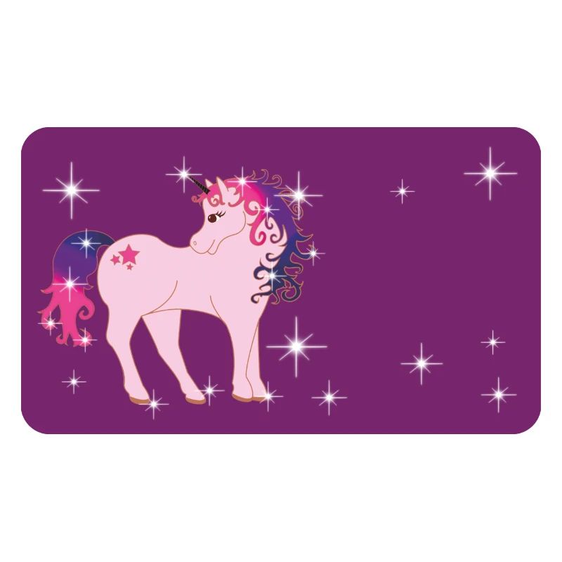 Fantasy Einhorn mit Sternchen - lila 