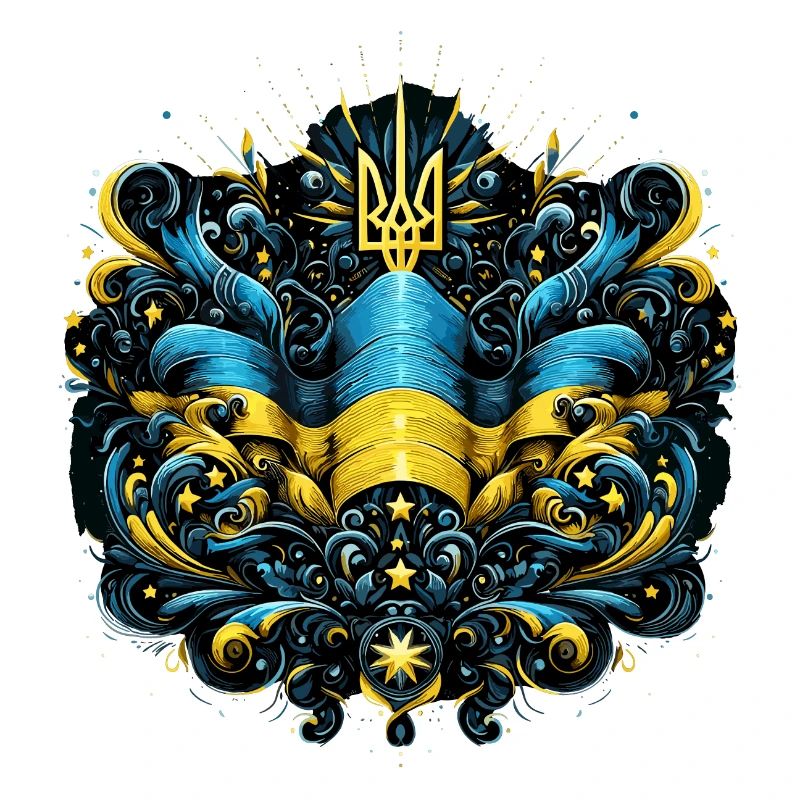 Ukraine Drapeau ukrainien Drapeau Liberté