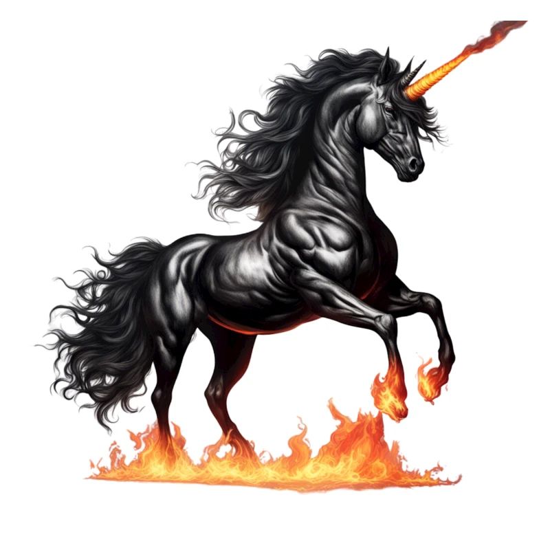 Das mächtige schwarze Einhorn