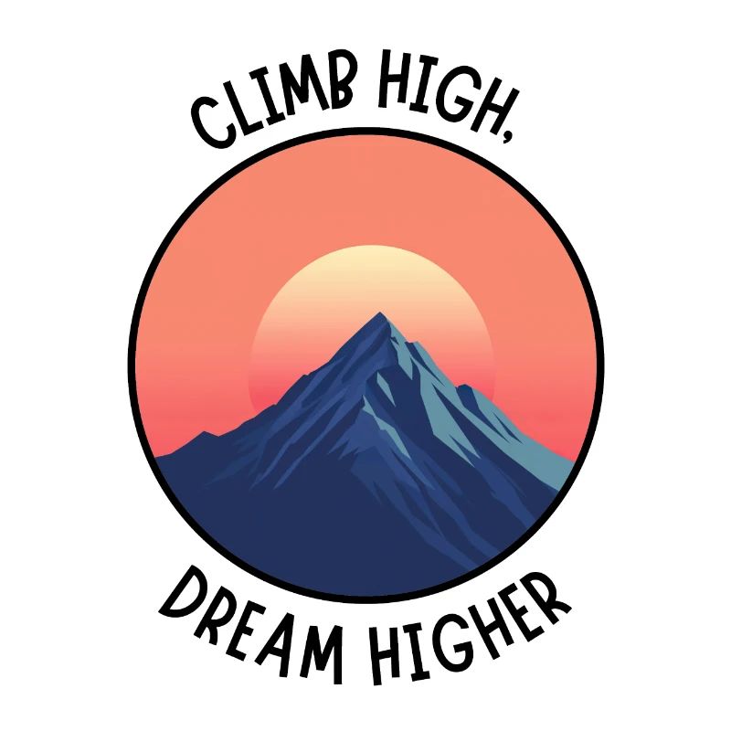 Wanderlust Design – Bergsteiger Kletterer Geschenk