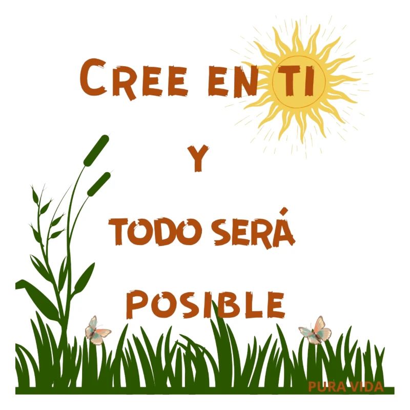 Glaube an dich selbst und alles wird möglich sein