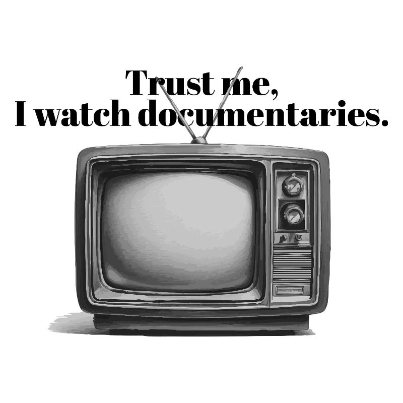 Documentaries | Funny True Crime Retro TV Design