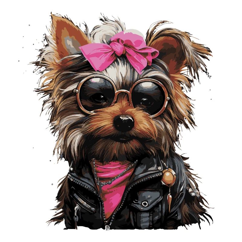 Cool Yorkshire Terrier Lady