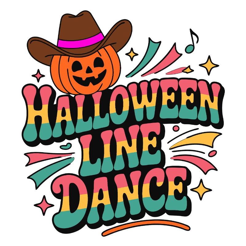 Halloween Line Dance Pumpkin