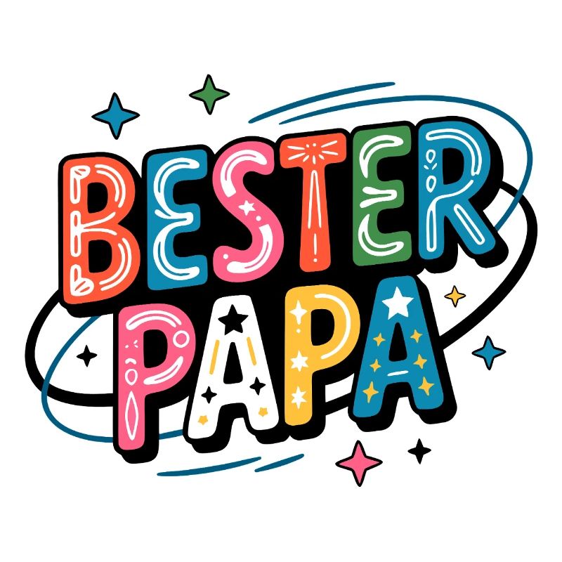 Bester Papa – Bunt und Verspielt