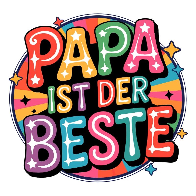 Dad Is The Best – Pop Art Color Game