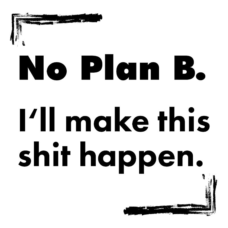 Pas de plan B – Faute de frappe nette disant minimaliste