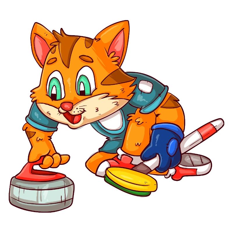 Chat joueur de curling