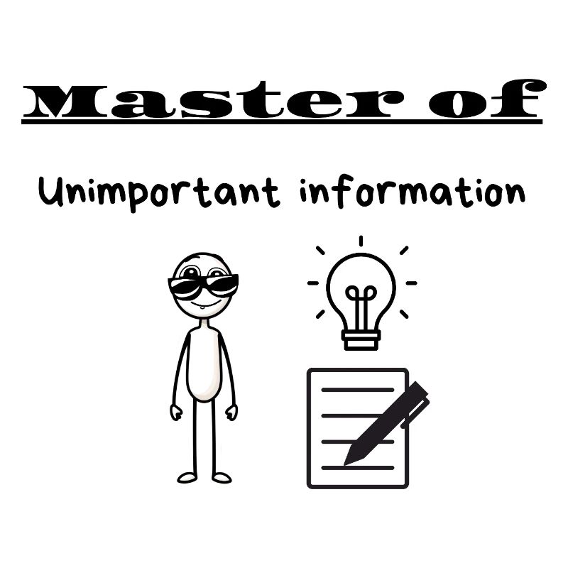 Maître de l’information sans importance