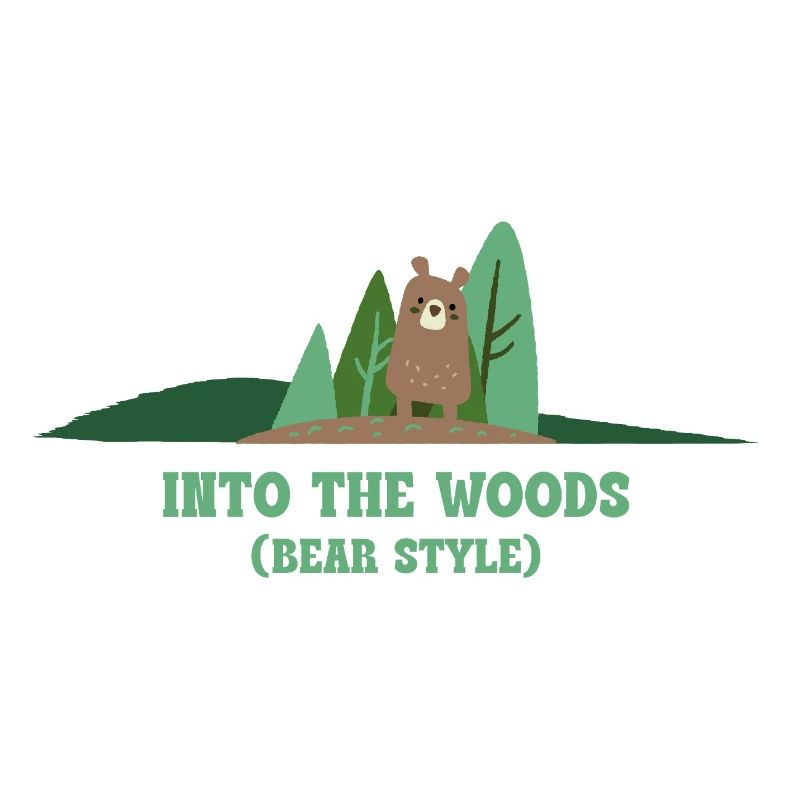 Dans la forêt : style ours