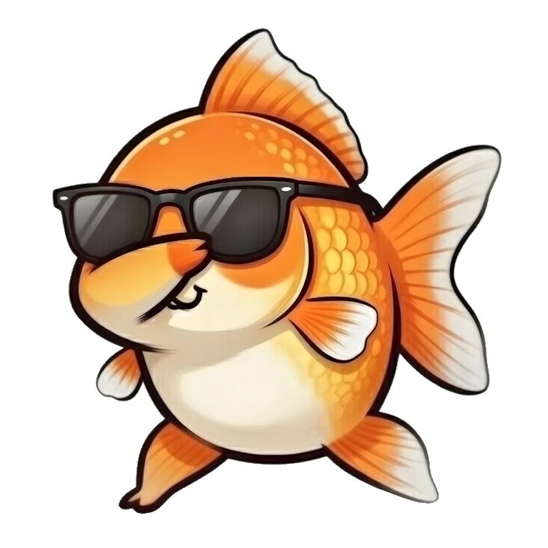 Dabbing Goldfisch