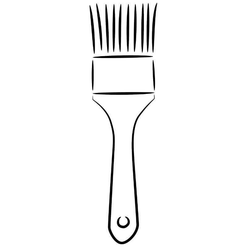 Painter Brush Drawing