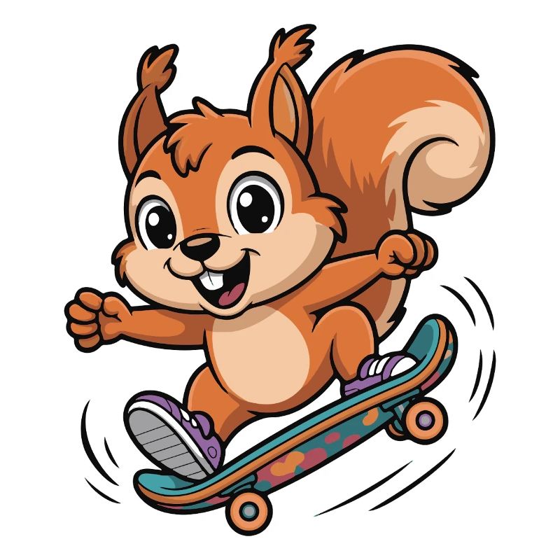 Skate-Eichhörnchen Sprinter