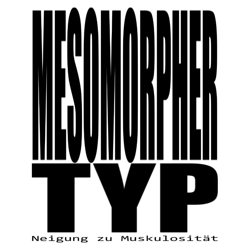 Mesomopher type Tendency to muscularity