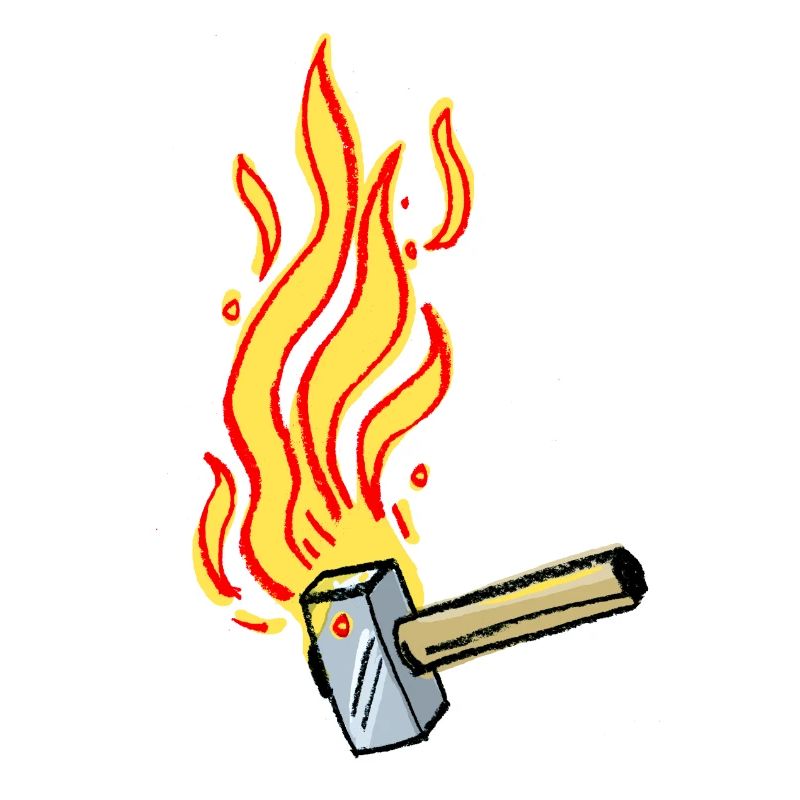 Flammenhammer Kraft