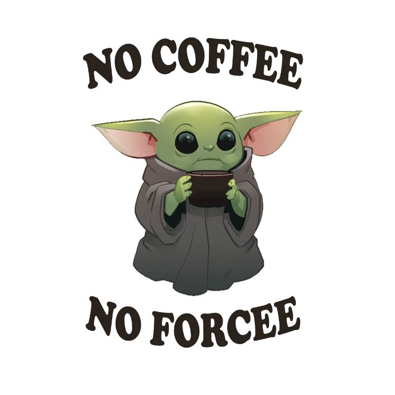 Pas de café pas de force Mug bébé Alien