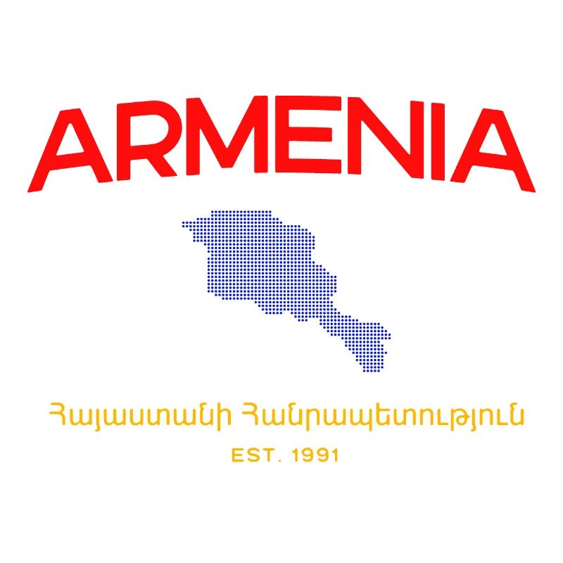 Armenia Map Script Emblem