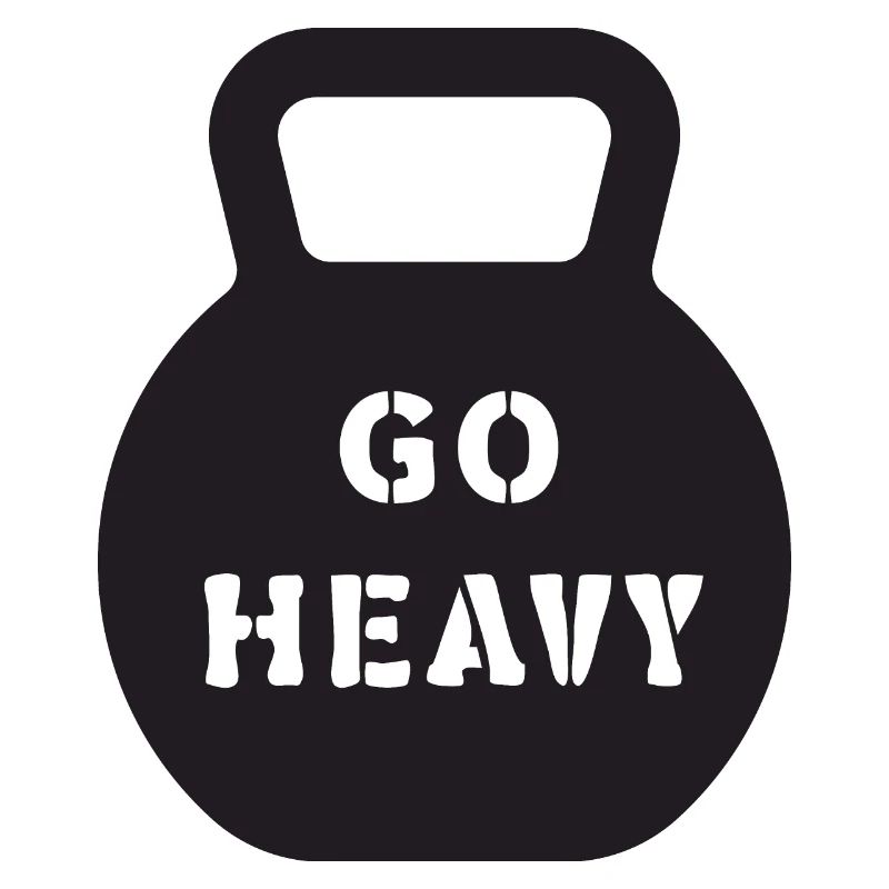 Go Heavy Kettlebell Strength Training Tee