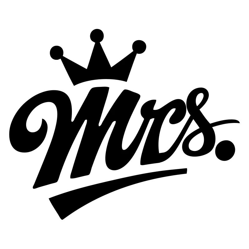 Mrs. & Krone, customizable