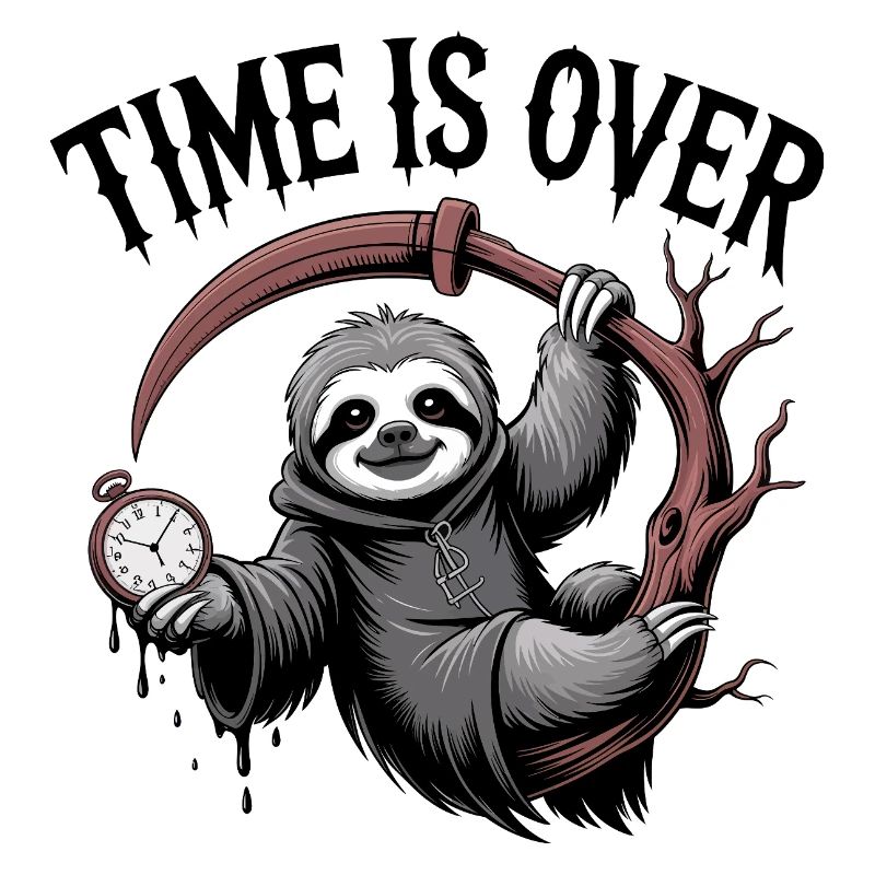 Sloth Grim Reaper Time