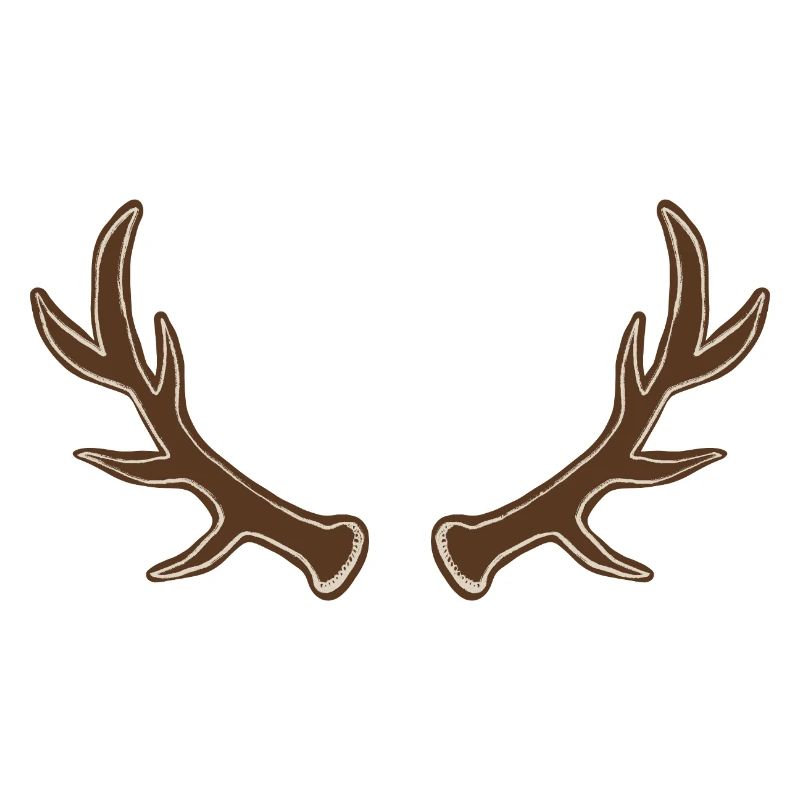 Rustic Antler Silhouette