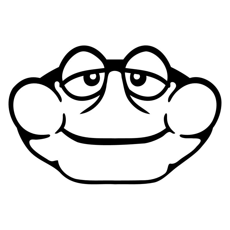 Frog Toad Smiles Funny Comic Happy Cool