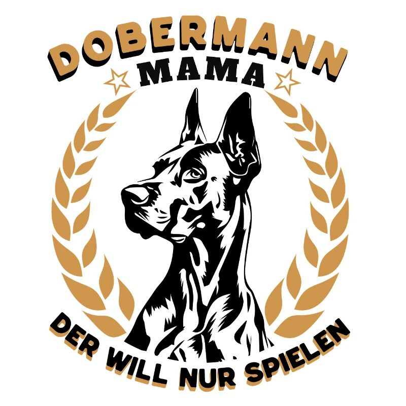 Dobermann Mama – Der will nur spielen