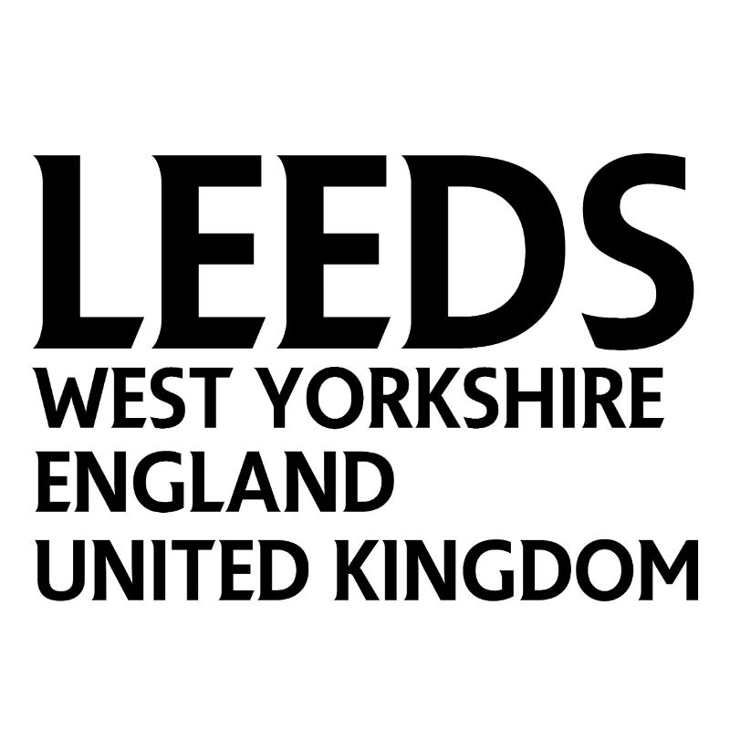 Leeds – England Lyrics Design
