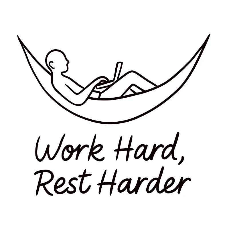 Work Hard Rest Harder Hammock